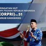 HUT Korpri Ke-51, Wabup Aep: Tantangan Meningkatkan Pelayanan Publik dan Pembangunan Karawang