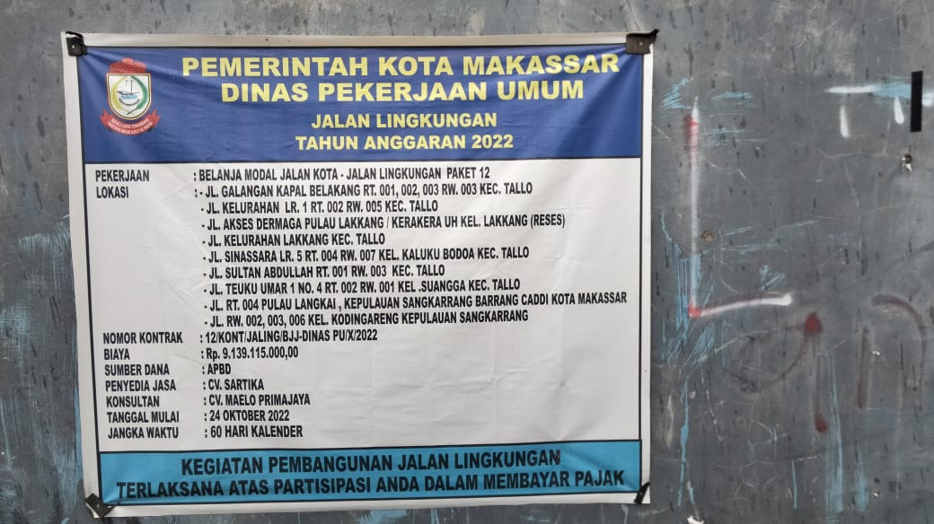 Pekerjaan Proyek Akses Dermaga Pulau Lakkang Kera-kera Unhas, Menuai Protes Warga