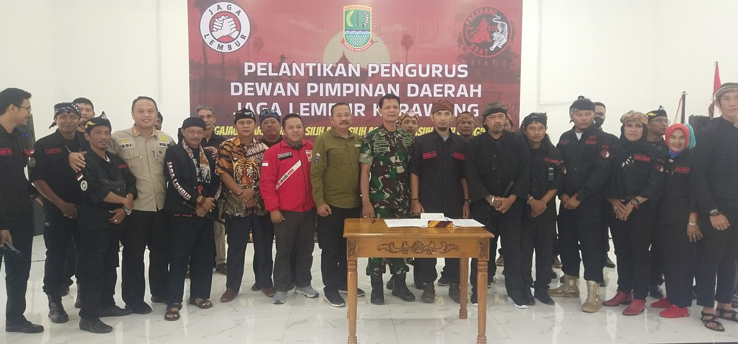 DPD Jaga Lembur Kab. karawang Resmi Dilantik Di Aula Husni Hamid Periode 2022-2027