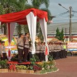 Lepas Sambut AKBP Aldi Subartono Dan AKBP Wirdhanto Hadicaksono Berlangsung Meriah Dan Penuh Khidmat