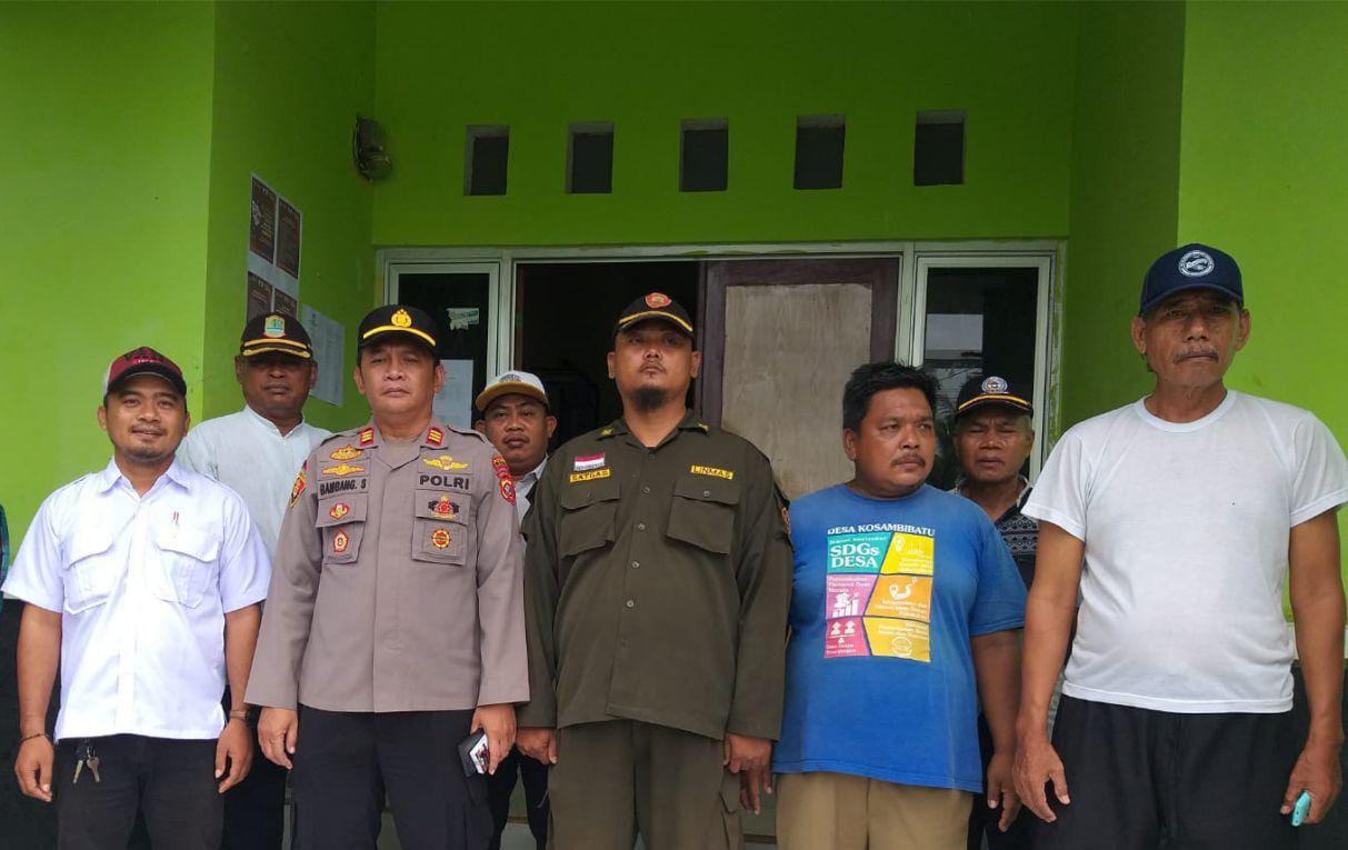 *Kapolsek pedes polres karawang Ajak pemdes Kecamatan cilebar untuk ciptakan keamanan masyarakat*