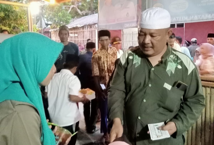 Kades Kutajaya ,Deni Lesmana Gelar Buka Puasa Bersama Dengan Menyantuni Puluhan Anak Yatim