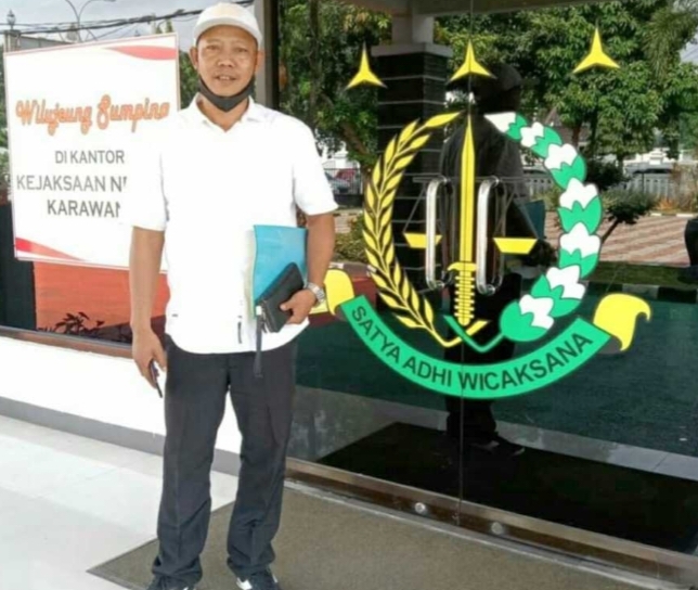 Ketua Dpc Lsm Lidik Karawang Laporkan Kabag Umum Setda Karawang Ke Kejaksaan