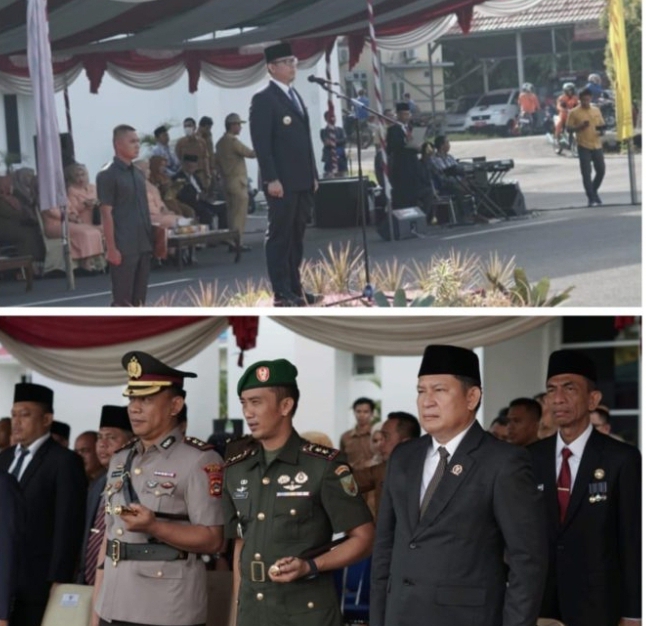 PJ Bupati Oku Pimpin Langsung Upacara Hari Pendidikan