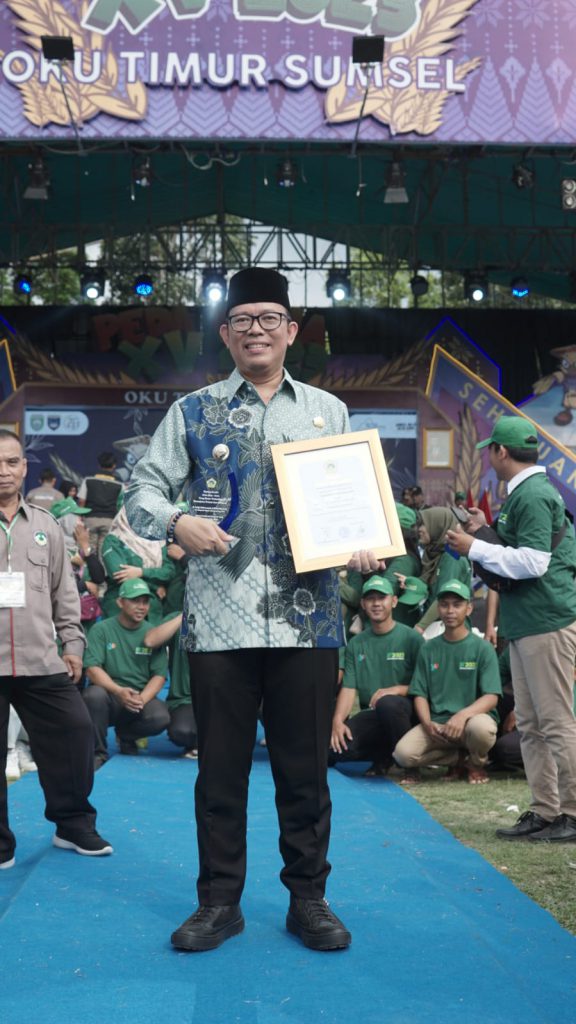 Penjabat Bupati OKU H. Teddy Meilwansyah Menghadiri Pembukaan Pekan Daerah(PEDA) KTNA XV Provinsi Sumatera Selatan di Kabupaten OKU Timur.