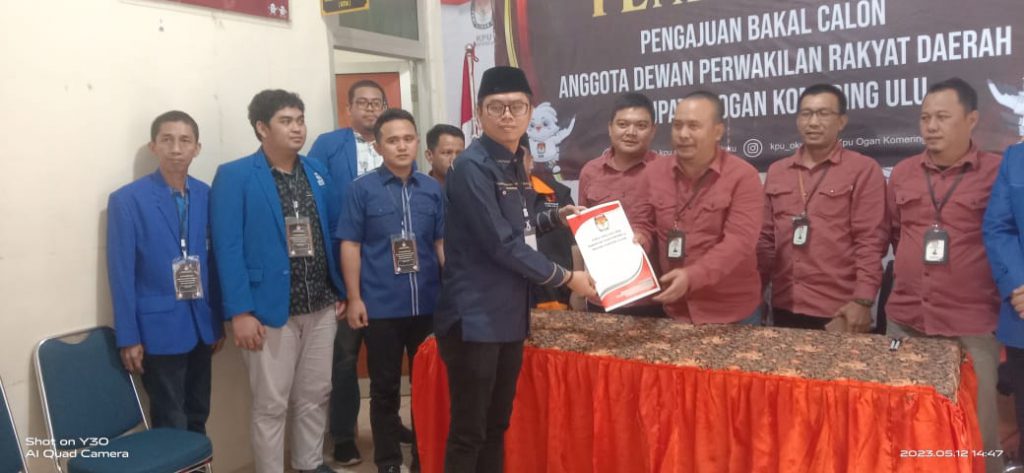 *Komisi Pemilihan Umum Kabupaten Ogan Komering Ulu ( OKU ) Menerima Pendaftaran Calon Legeslatif DPD Partai Amanat Nasional Kab. OKU.*