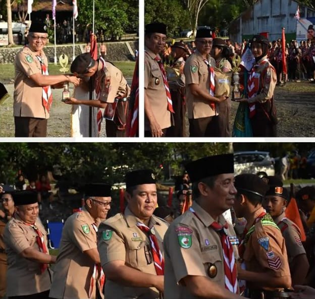 Wakil ketua DPRD provinsi Kalimantan Timur menghadiri penutupan Lomba Regu Pramuka Daerah (LT-IV) Kalimantan Timur