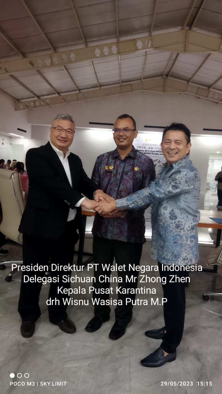 Kontrak Dagang PT walet Negara Indonesia Antara Produsen SBW Dan Provinsi Sichuan China