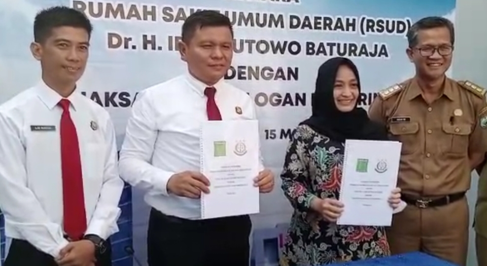 Rumah Sakit Ibnu Sutowo Baturaja melakukan perpanjangan kerjasama (MOU) kepada Bidang perdata dan tata usaha Negara pada Kejaksaan Negri (Kajari) Baturaja.