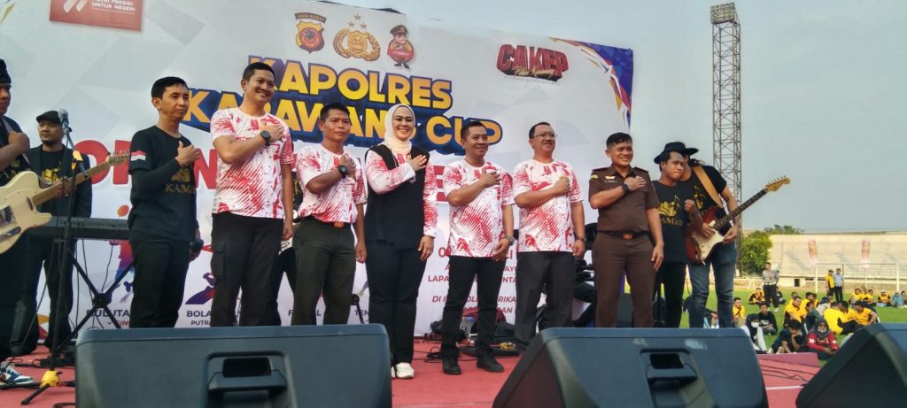 Opening Ceremony Kapolres Karawang Cup di hadiri muspika setempat