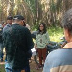 Hakim Pengadilan Negeri Baturaja OKU Gelar Sidang Pemeriksaan Setempat Di Lokasi Lahan Perkebunan Sawit Desa Gunung Meraksa Kec. Lubuk Batang Kab. OKU
