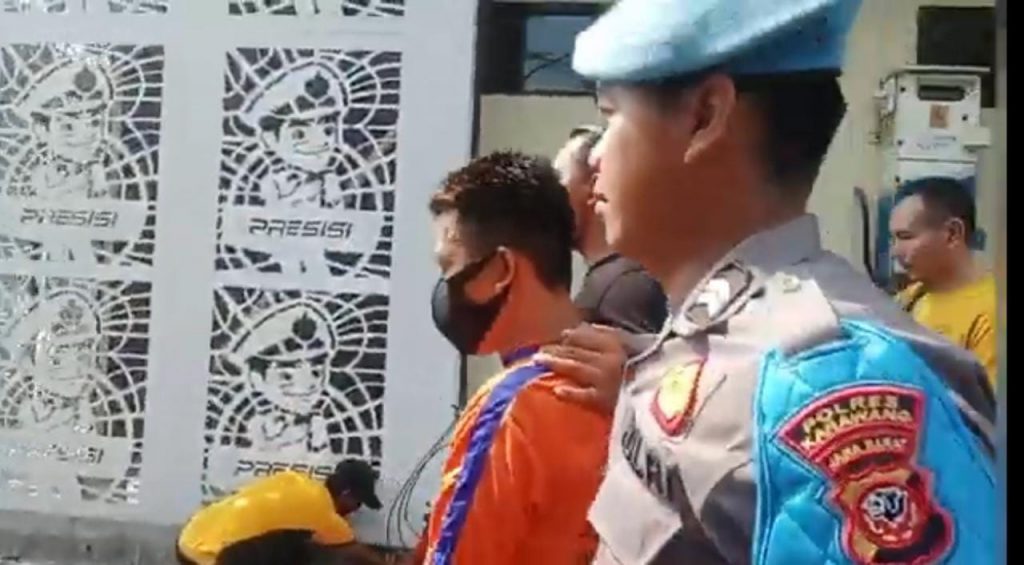 Polisi menangkap pria berinisial MH (41), warga Kecamatan Tirtajaya, Kabupaten Karawang, Jawa Barat, karena diduga menjadi pelaku tindak pidana perdagangan orang (TPPO)