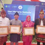 PJ Bupati OKU H Teddy Meilwansyah Diganjar Penghargaan Sertifikasi Eliminasi Malaria Dari Kemenkes RI