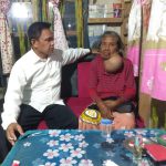 LSM ELANG MAS Jenguk dan Bantu Biaya Pasien Tumor di Desa Cilamayagirang