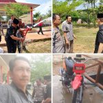 PJ Bupati OKU Uji Coba Hasil Karya Warga Desa Lubuk Batang Baru Wal Asri Dan Kapolres OKU