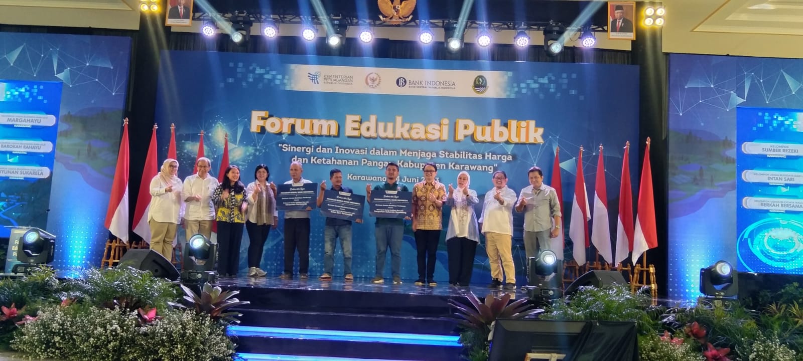 Kementerian Perdagangan dan Perindustrian bersama komisi XI DPR RI dan Bank Indonesia menggelar forum Edukasi Publik bertajuk ‘Sinergi dan Inovasi dalam menjaga “