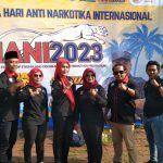 Upacara Menyambut Hari Anti Narkotika Internasional Bertempat Dilapangan Pemda Karawang