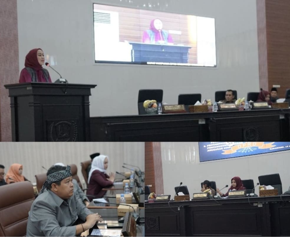 DPRD Kab.Karawang Paripurnakan Raperda Pertanggungjawaban APBD TA 2022