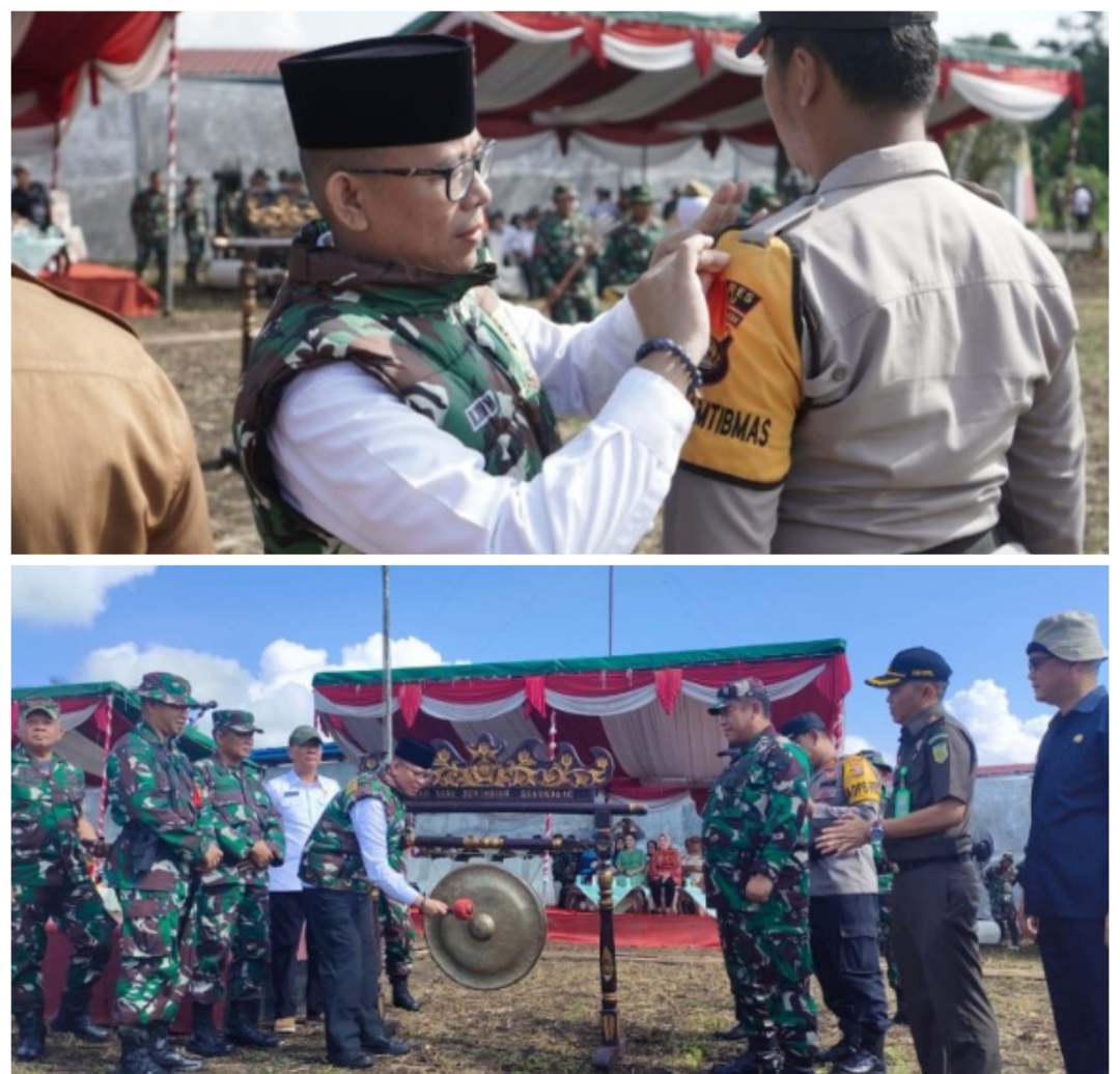 TMMD ke 117 thn 2023 Di Desa Karang Endah Di Buka Oleh PJ Bupati OKU