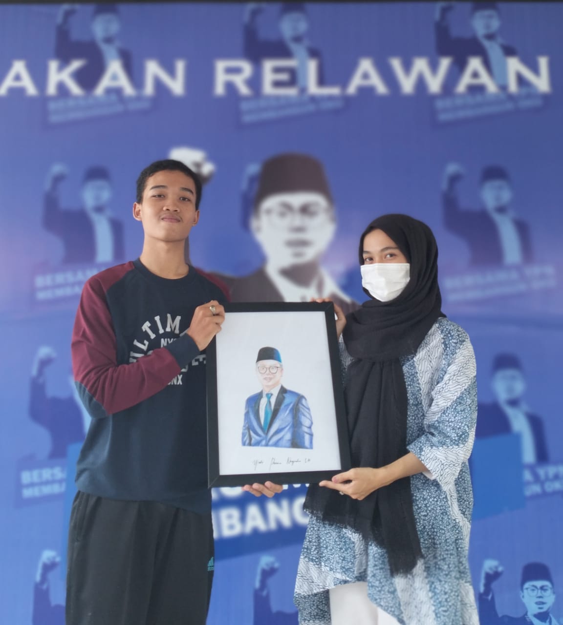 Terinspirasi,Anak Muda Ini Lukis,Yudi Purna Nugraha Yang Akrab Di Sapa YPN