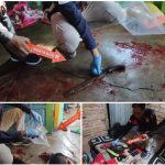 Akibat Kisruh Rumah Tangga Mengakibat Kan Satu Orang Tewas,Dua Di Larikan Kerumah Sakit