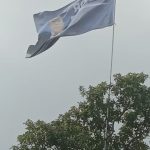 Hari Jadi HUT OKU Yang Ke 113,Tim Relawan YPN Berhasil Mengibarkan Benderang Bergambarkan YPN Di Bukit Katung Kubang Naga.