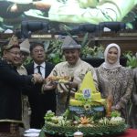 PJ Bupati OKU Bersama Gubernur Sumsel Menghadiri HUT Kabupaten OKU Ke 113