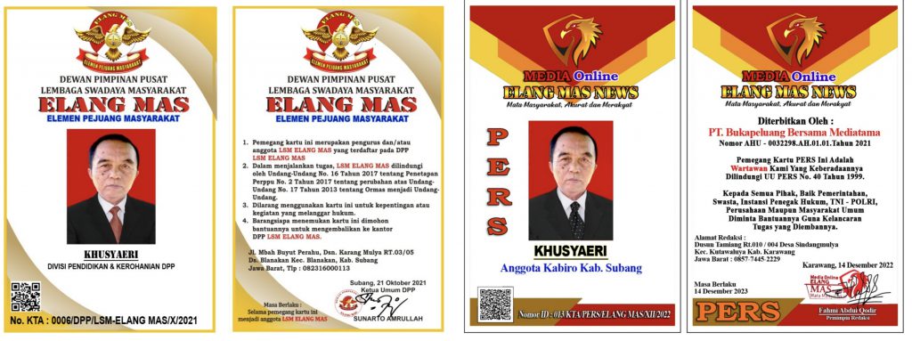 LSM ELANG MAS Berduka
