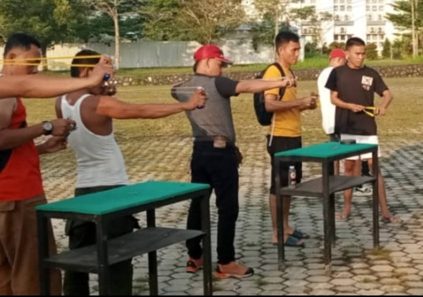 Komunitas Ketapel OKU,Latihan Bidik Sasaran