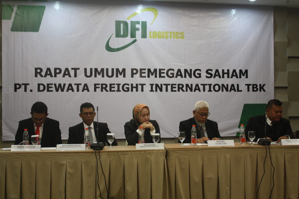 Hasil RUPST 2022 PT Dewata Freight International tbk perubahan Dewan Komisaris dan Direksi