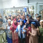 HJ.NURLENNI KAHAR SIBALI SAMBANGI WARGA DUSUN KAMPUNG BERU.