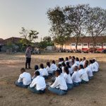 KAPOLSEK BLANAKAN – POLRES SUBANG, MELAKSANAKAN SAMBANG DENGAN ANAK-ANAK PASKIBRA KEC BLANAKAN.