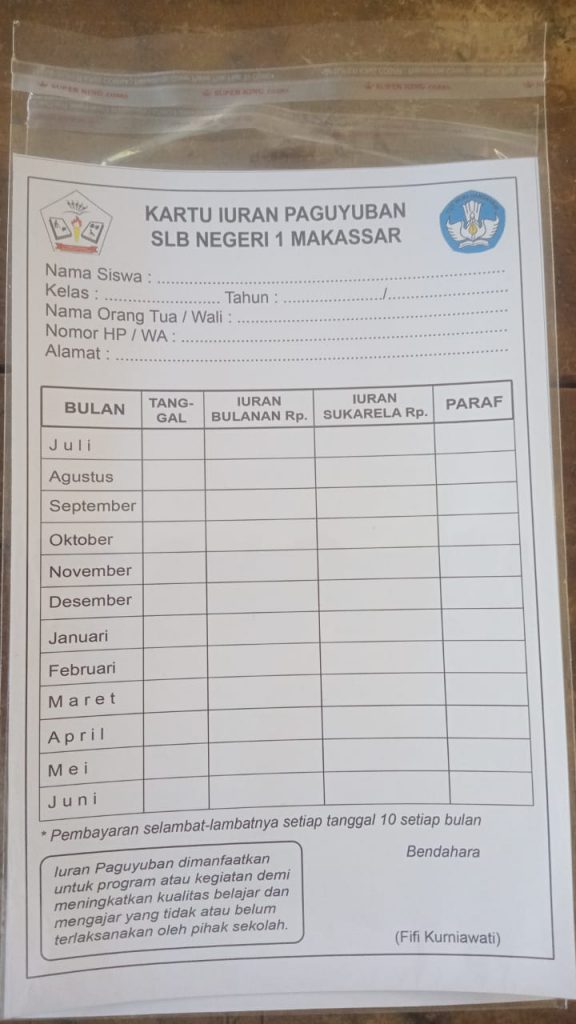 Adanya Dugaan Kepala Sekolah SLBN 1 Makassar, Dukung Program Komite Sekolah Memungut Yuran Bulanan Siswa, Ini Penjelasan Kepala Sekolah
