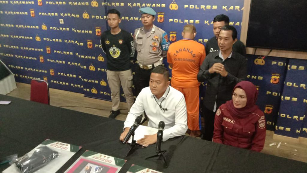 Tim Sanggabuana Satreskrim Polres Karawang berhasil bekuk H alias A (45) pelaku Pemalakan