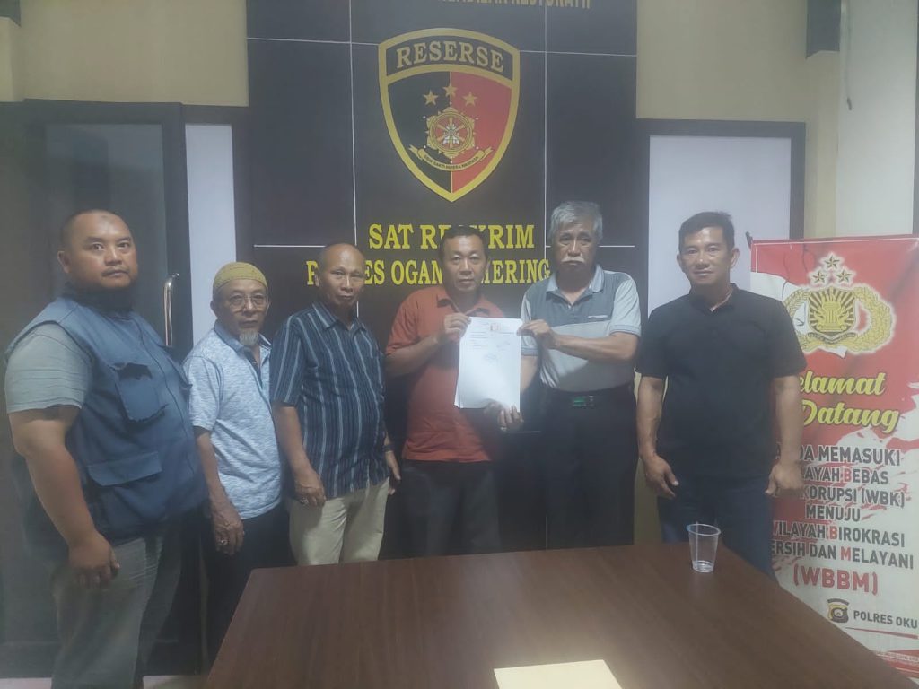 Pihak Terlapor Dan Pihak Pelapor Kasus Upaya Penyerangan Wakil Ketua BPD Desa Airpaoh Kec. Baturaja Timur Kab. OKU Sepakat Menempuh Jalan Damai.