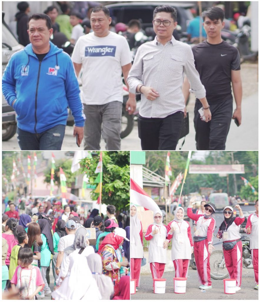 Ribuan Semarak Masyarakat OKU Bersama YPN, Acara Jalan Santai Di Lubuk Batang