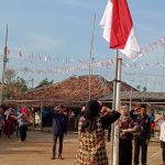 Dalam Rangka Memperingati HUT RI 1945 Yang 78 Warga Dusun Sukamanah Baru Desa Muara Adakan Upacara