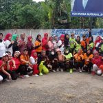 Dukung YPN Ibu-ibu Datang Ke Posko Mingikuti Senam Kebugaran Bersama Relawan