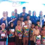 Dewan Pimpinan Daerah Partai Amanat Nasional Kabupaten Karawang menggelar santunan kepada ratusan anak yatim piatu.