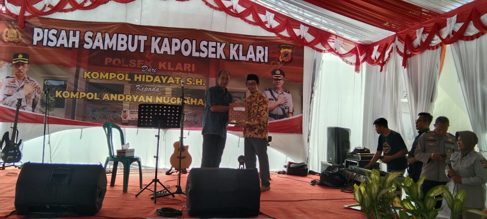 Pisah Sambut Kapolsek Klari Polres Karawang