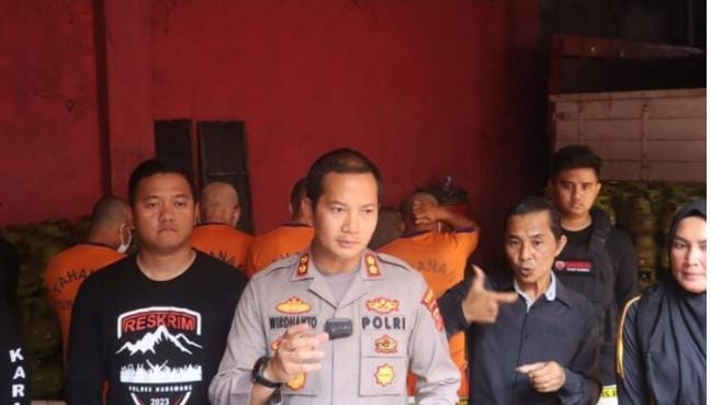 Tim Sanggabuana Polres Karawang bergerak cepat mengungkap kasus penyalahgunaan gas bersubsidi