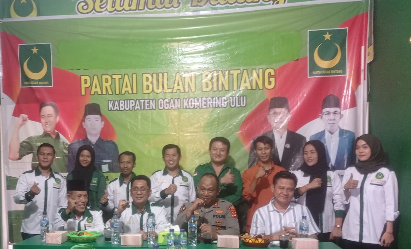 Ketua DPC PBB Ir H Syaifudin AB ,Menerima Kunjungan Silaturahmi Kapolres OKU Di Kantor DPC PBB OKU