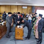 DPRD OKU Menggelar Paripurna Pengambilan Sumpah Janji PAW