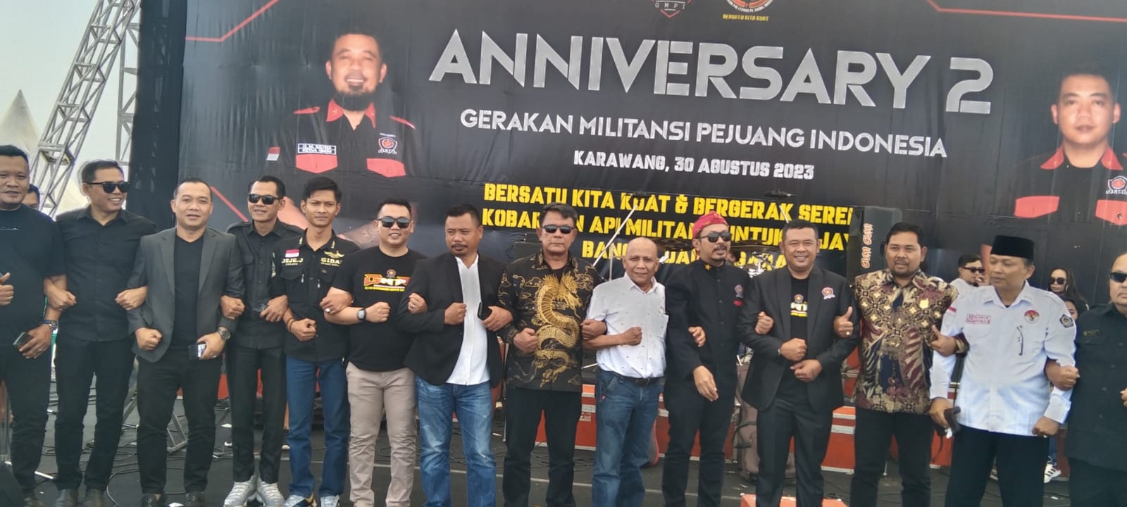 Anniversary 2 GMPI yang bertajuk “Bersatu kita kuat dan Bergerak serentak kobarkan api militansi”.