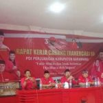 RAKERCAB Partai yang lebih di kenal dengan julukan moncong putih (PDIP)di gelar hari Rabu (32/08/32), bertempat di aula Kantor DPC PDIP Kab Karawang.
