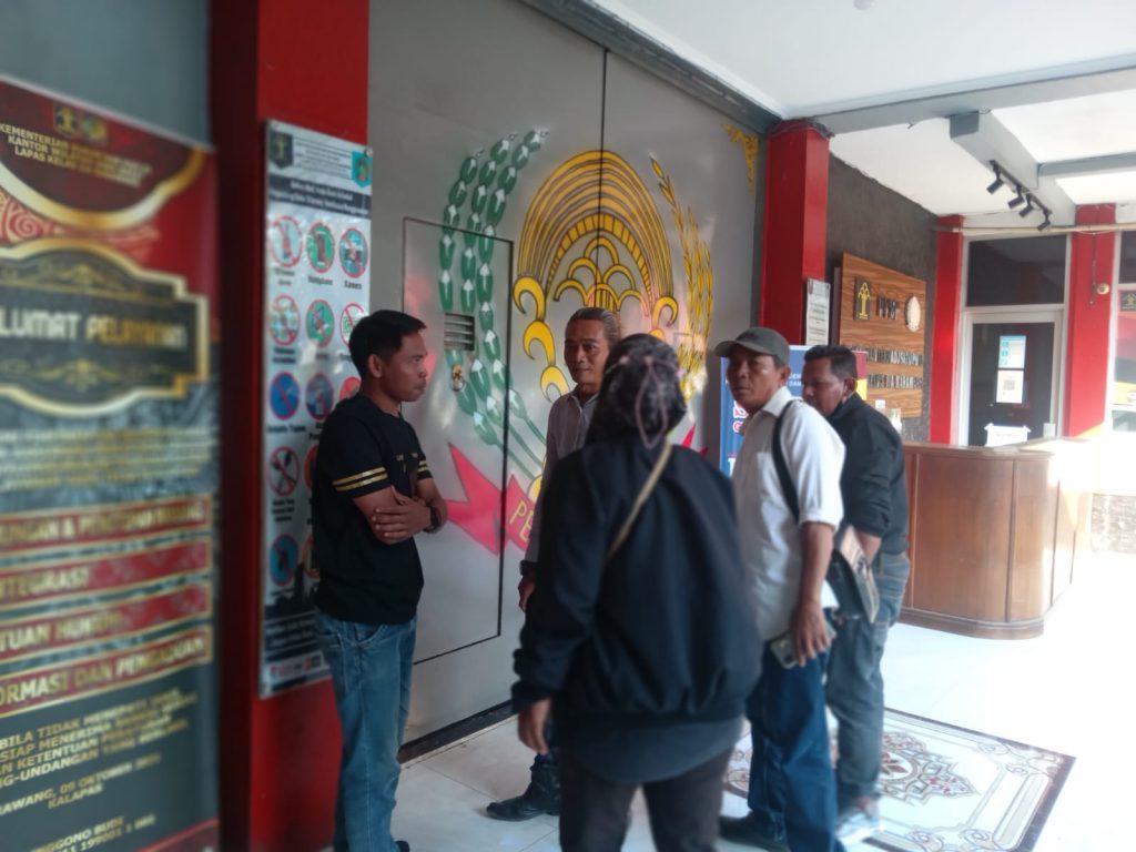 Silaturahmi awak media bersama Kepala Kesatuan Keamanan Lapas Yoga Hadhi Wijaya