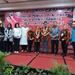 Acara Musyawarah Cabang DPC Srikandi Pemuda pancasila yang berlangsung di hotel Blitzz