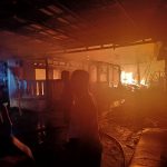Sejumlah ruko di Karawang tepatnya di wilayah Nagasari Kecamatan Karawang Barat Kabupaten Karawang hangus terbakar
