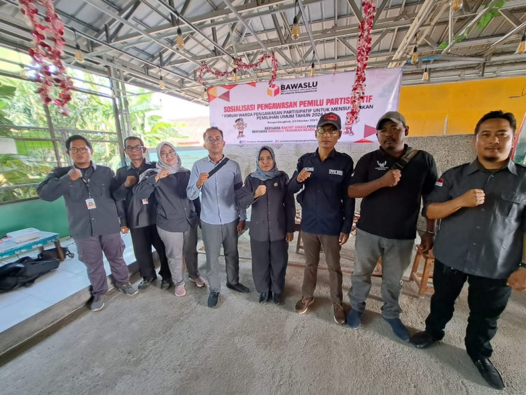 Pemantau Elang Mas menghadiri acara Sosialisasi Pengawasan Partisipatif Masyarakat Pemilu 2024