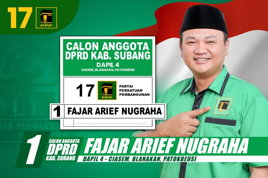Fajar Arief Nugraha Siap Maju Lewat Partai PPP (Partai Persatuan Pembangunan) Dapil 4